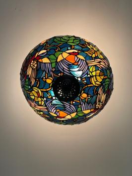 Tiffany plafondlamp Oslo 40 Flow 