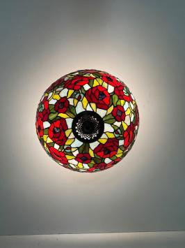 Tiffany plafondlamp Rosas 40 Flow 