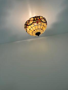 Tiffany plafondlamp Roxbury 40/ Flow