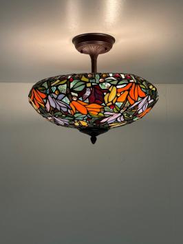 Tiffany plafondlamp San Marino 40 Flow 