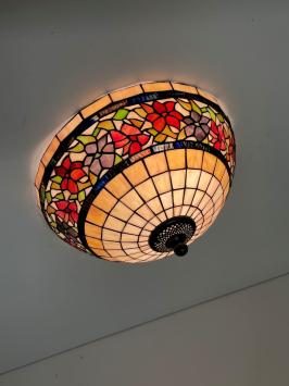 Tiffany plafondlamp Sweden 4080