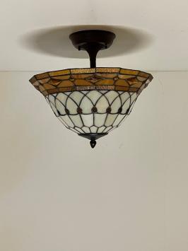 Tiffany plafondlamp Switserland 40 Flow 