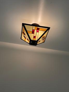 Tiffany plafondlamp Tallin 40 Flow