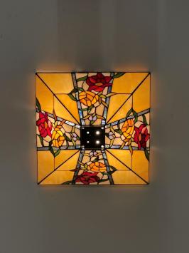 Tiffany plafondlamp Valencia 4080