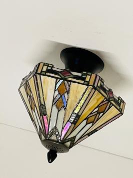 Tiffany plafondlamp Wyber 2596