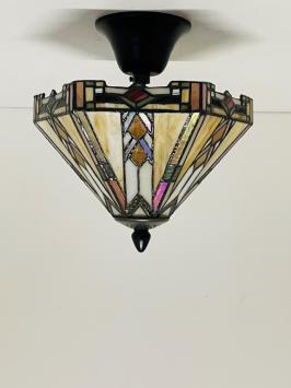 Tiffany plafondlamp Wyber 2596