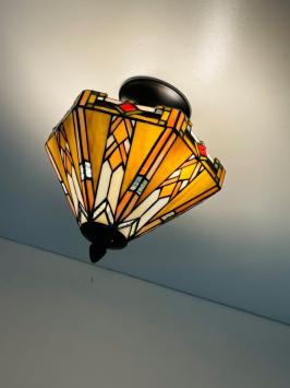 Tiffany plafondlamp Wyber 2596