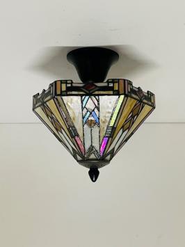 Tiffany plafondlamp Wyber 2596