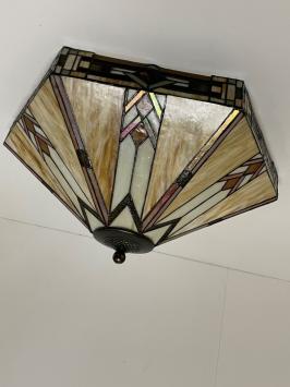 Tiffany plafondlamp Wyber 58 Flow