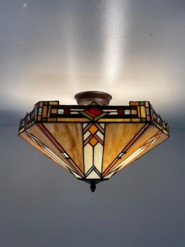 Tiffany plafondlamp Wyber 58 Flow