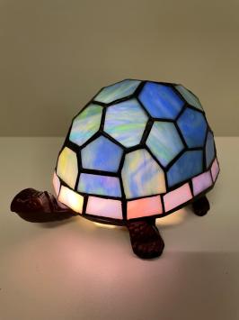 Tiffany Schildpad Blauw