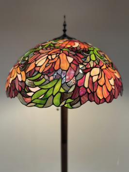 Tiffany Vloerlamp Ø50cm Peony Base