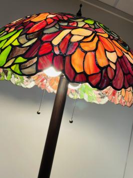 Tiffany Vloerlamp Ø50cm Peony Base