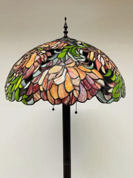 Tiffany Vloerlamp Ø50cm Peony Base