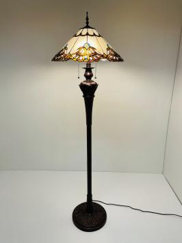 Tiffany vloerlamp Elba 50 De Luxe