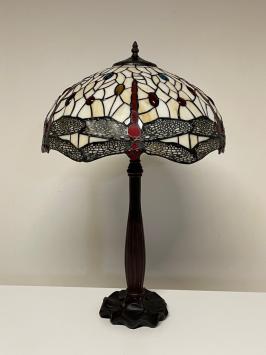 Tiffany Tafellamp 40cm Dragonfly P6