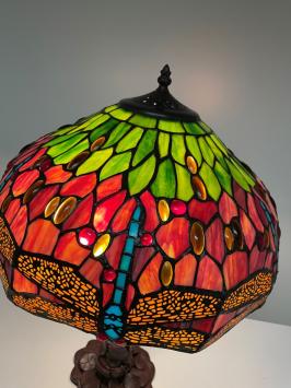 Tiffany tafellamp Dragonfly 40  P3   - 9201 tiffanylamp