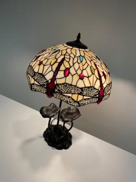 Tiffany tafellamp Dragonfly  P19 - 1634  tiffanylamp