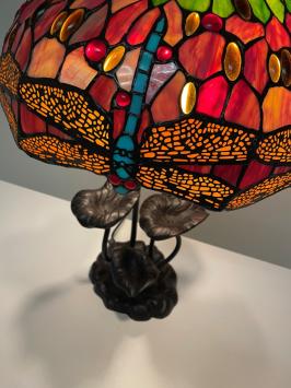 Tiffany tafellamp Dragonfly  P19 - 9201  tiffanylamp