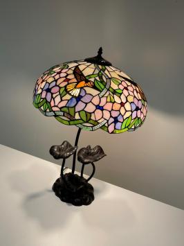 Tiffany tafellamp Hummingbird  P19      tiffanylamp