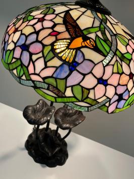 Tiffany tafellamp Hummingbird  P19      tiffanylamp