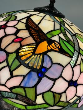 Tiffany tafellamp Hummingbird  P19      tiffanylamp