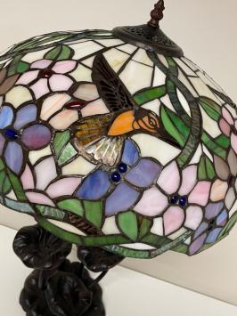 Tiffany tafellamp Hummingbird  P19      tiffanylamp