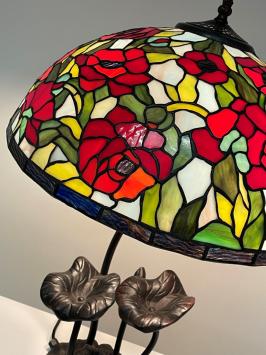 Tiffany tafellamp Rosas  P19     tiffanylamp