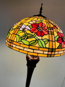 Tiffany vloerlamp Alabama 50 De Luxe