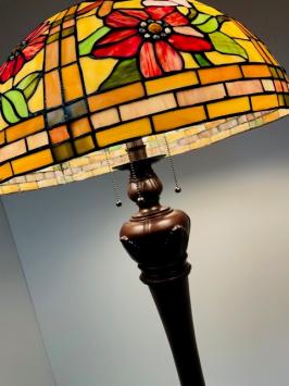 Tiffany vloerlamp Alabama 50 De Luxe