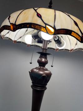 Tiffany vloerlamp Butterfly 50 De Luxe