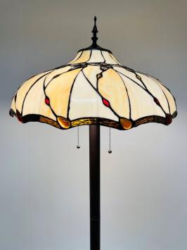 Tiffany vloerlamp Butterfly 50 Straight