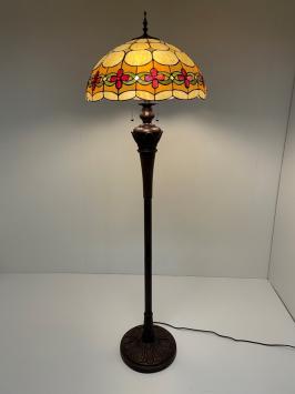 Tiffany vloerlamp Cherry 50 De Luxe