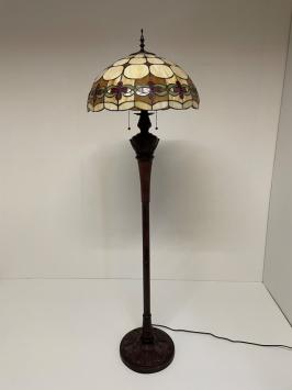 Tiffany vloerlamp Cherry 50 De Luxe