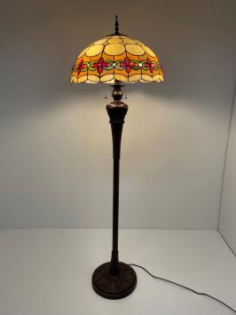 Tiffany vloerlamp Cherry 50 De Luxe