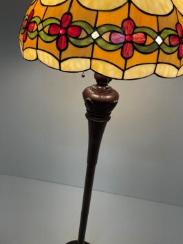 Tiffany vloerlamp Cherry 50 De Luxe