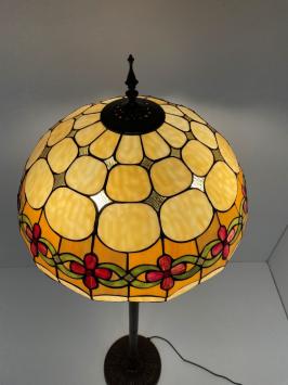 Tiffany vloerlamp Cherry 50 De Luxe