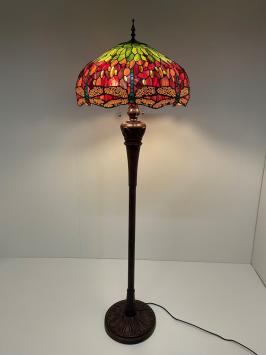 Tiffany vloerlamp Dragonfly 51 Deluxe