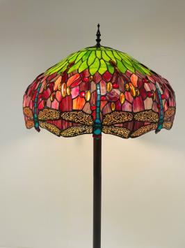 Tiffany vloerlamp Dragonfly  51 Straight