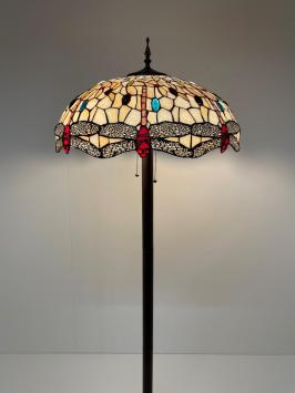 Tiffany vloerlamp Dragonfly 55 - Straigt