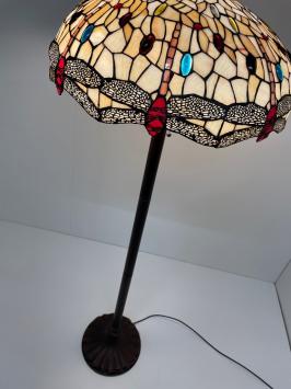 Tiffany vloerlamp Dragonfly 55 - Straigt