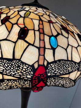 Tiffany vloerlamp Dragonfly 55cm De Luxe