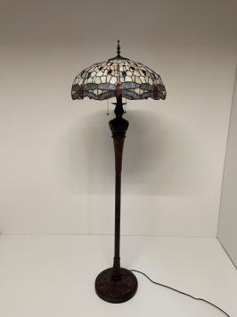 Tiffany vloerlamp Dragonfly 55cm De Luxe