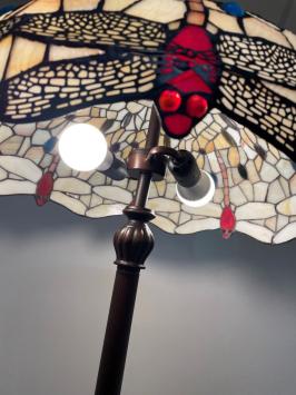 Tiffany vloerlamp Dragonfly 55cm - F2