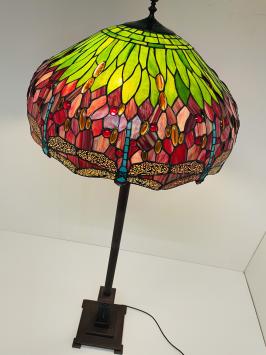 Tiffany Vloerlamp Dragonfly 60cm Base