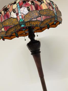 Tiffany vloerlamp Dragonfly 60cm de Luxe