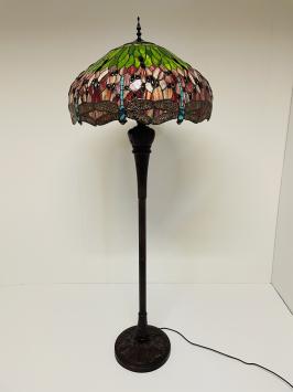 Tiffany vloerlamp Dragonfly 60cm de Luxe