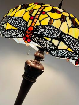 Tiffany vloerlamp Dragonfly Green 51 Deluxe