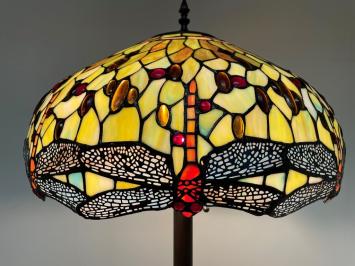 Tiffany vloerlamp Dragonfly Green 51 Straight