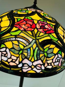 Tiffany vloerlamp Floreale 50 Rich